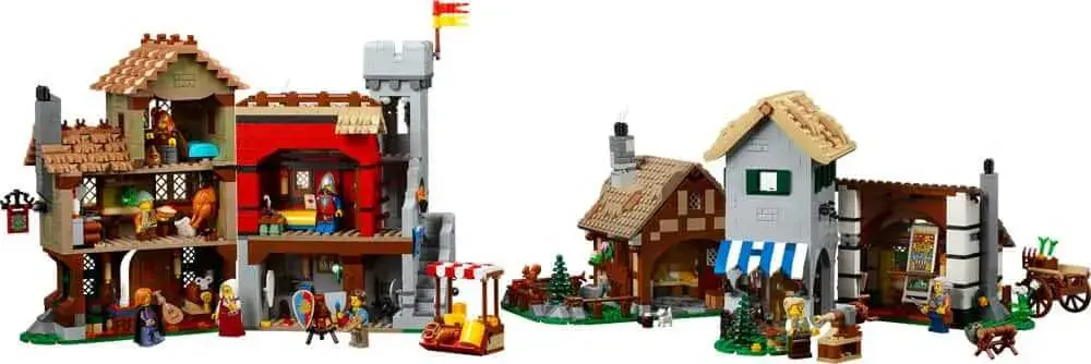LEGO Icons 10332 Medieval Town Square details