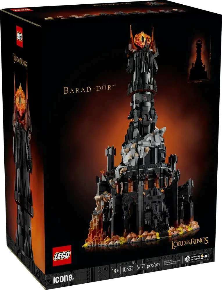 LEGO Icons 10333 The Lord of the Rings: Barad-dûr box front