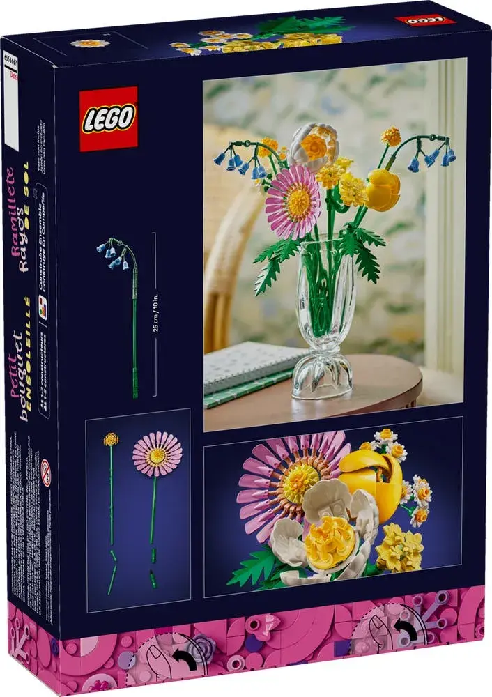LEGO Icons 10347 Petite Sunny Bouquet box back