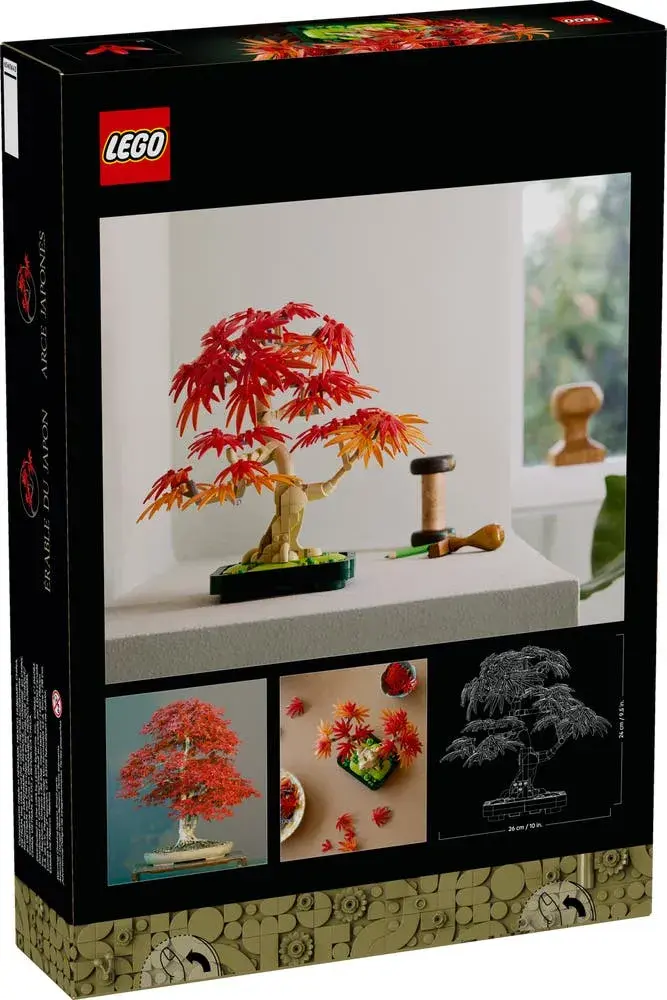 LEGO Icons 10348 Japanese Red Maple Bonsai Tree box back