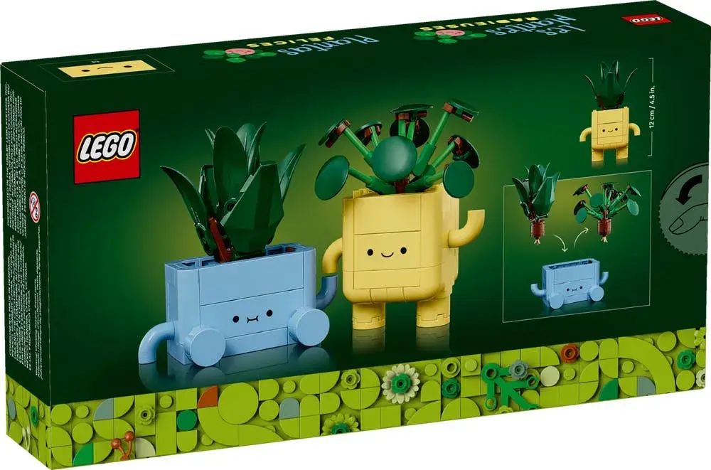 LEGO Icons 10349 Happy Plants box back