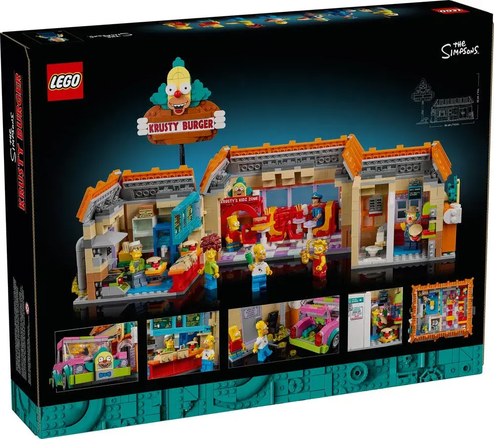 LEGO Icons 10352 The Simpsons: Krusty Burger box front