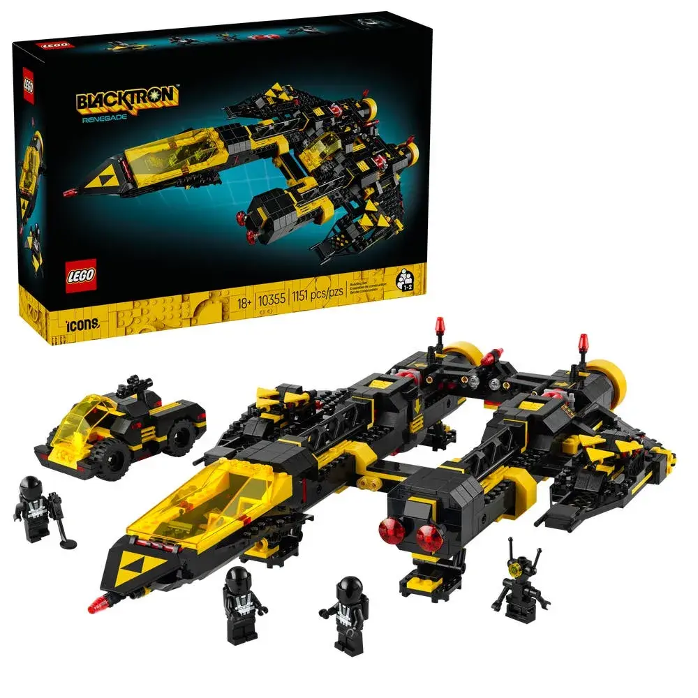 LEGO Icons 10355 Blacktron Renegade box front