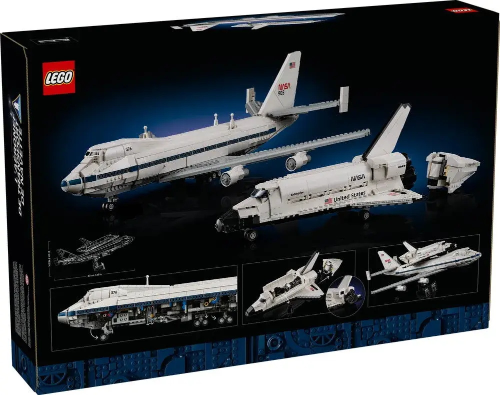 LEGO Icons 10360 Shuttle Carrier Aircraft box front
