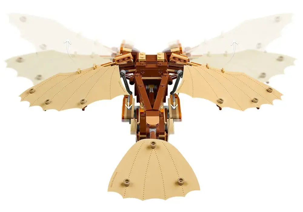 LEGO Icons 10363 Leonardo da Vinci's Flying Machine details