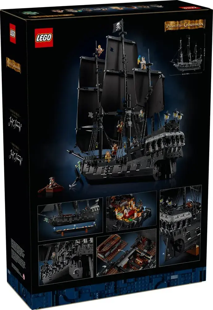 LEGO Icons 10365 Captain Jack Sparrow's Pirate Ship box back