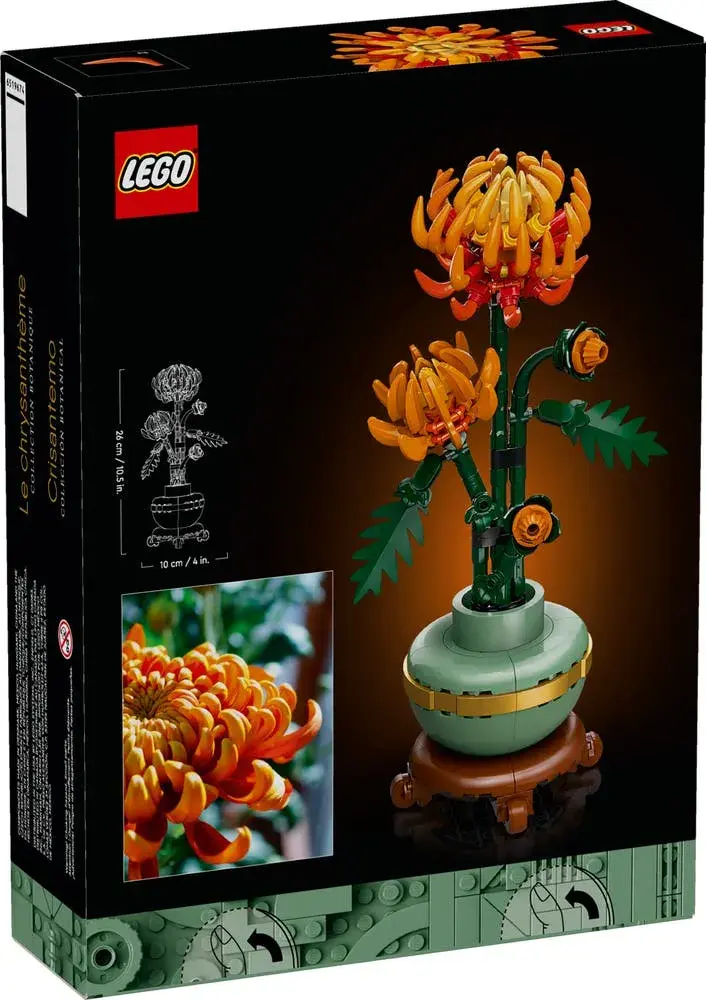 LEGO Icons 10368 Chrysanthemum box back