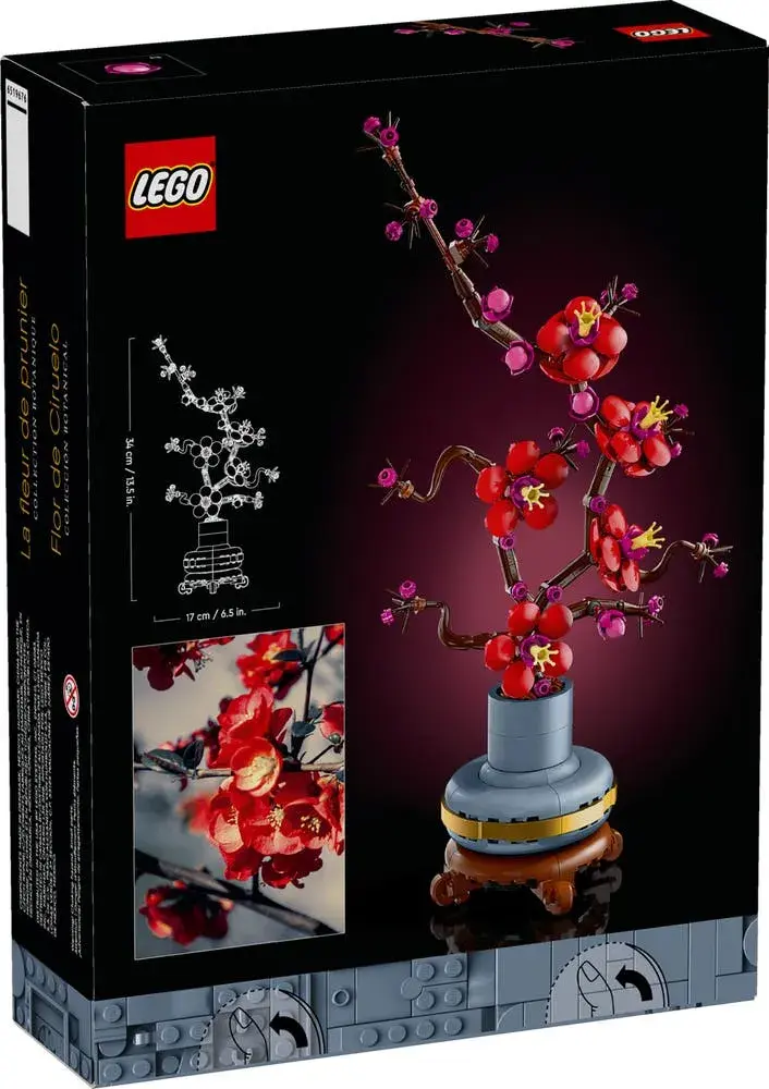 LEGO Icons 10369 Plum Blossom box back