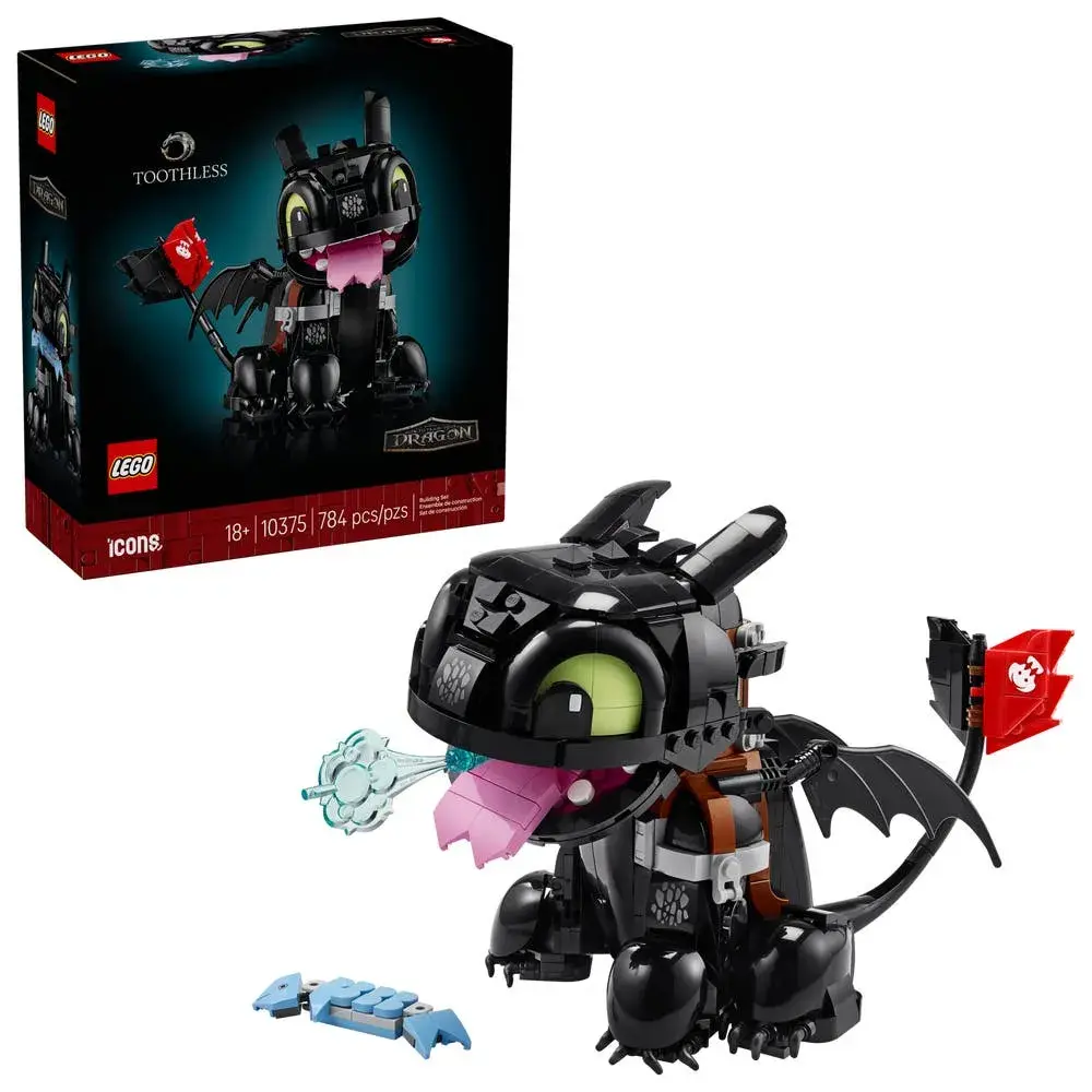 LEGO Icons 10375 How to Train Your Dragon: Toothless box front