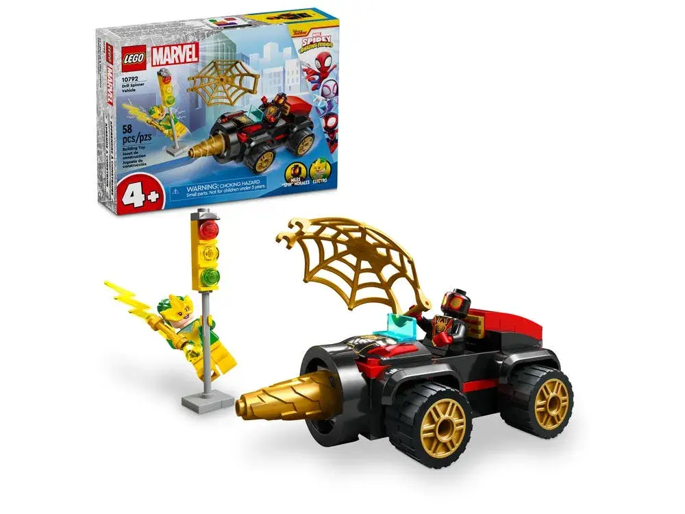 LEGO Marvel 10792 Drill Spinner Vehicle details