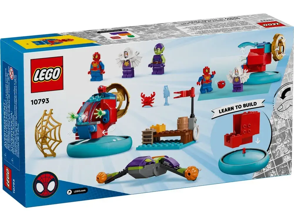 LEGO Marvel 10793 Spidey vs. Green Goblin box back