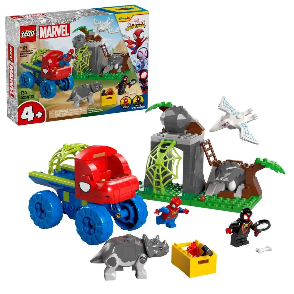 LEGO Marvel 11199 Team Spidey Dino Crawler Rescue box front