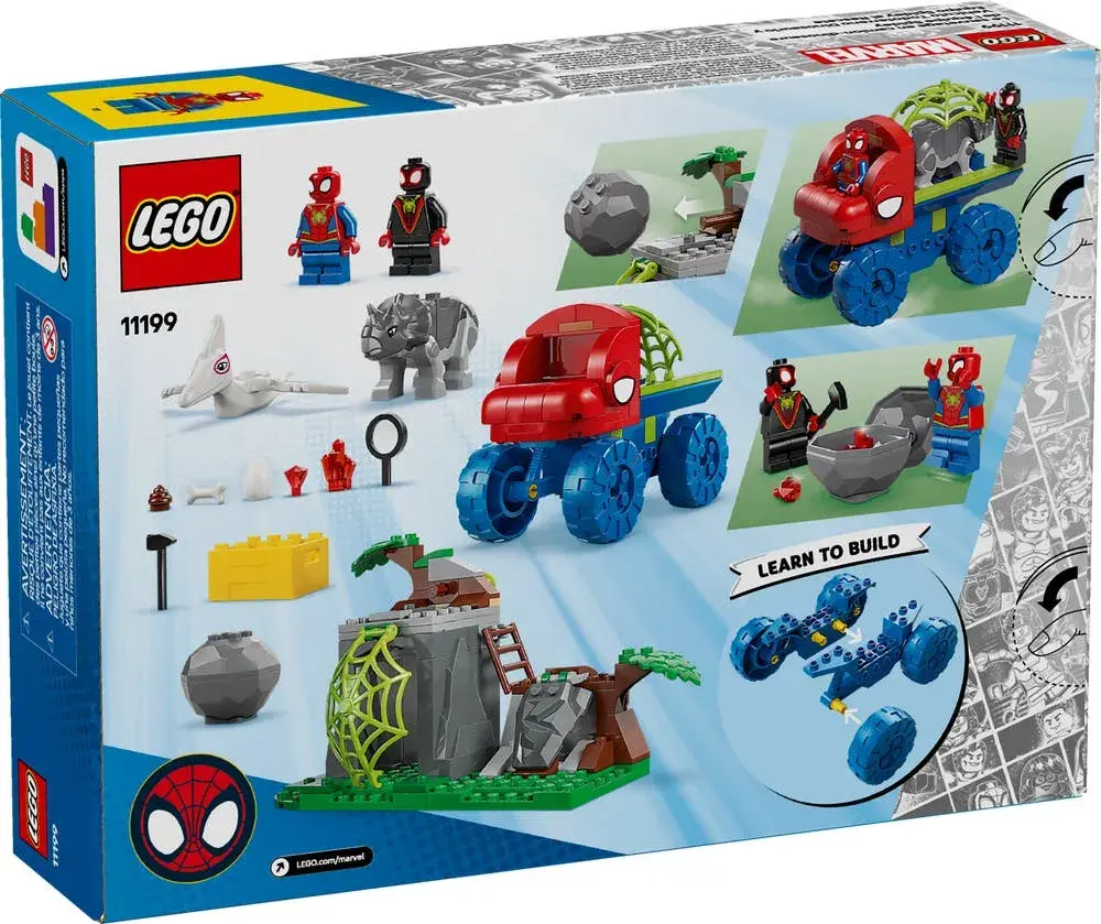 LEGO Marvel 11199 Team Spidey Dino Crawler Rescue box back