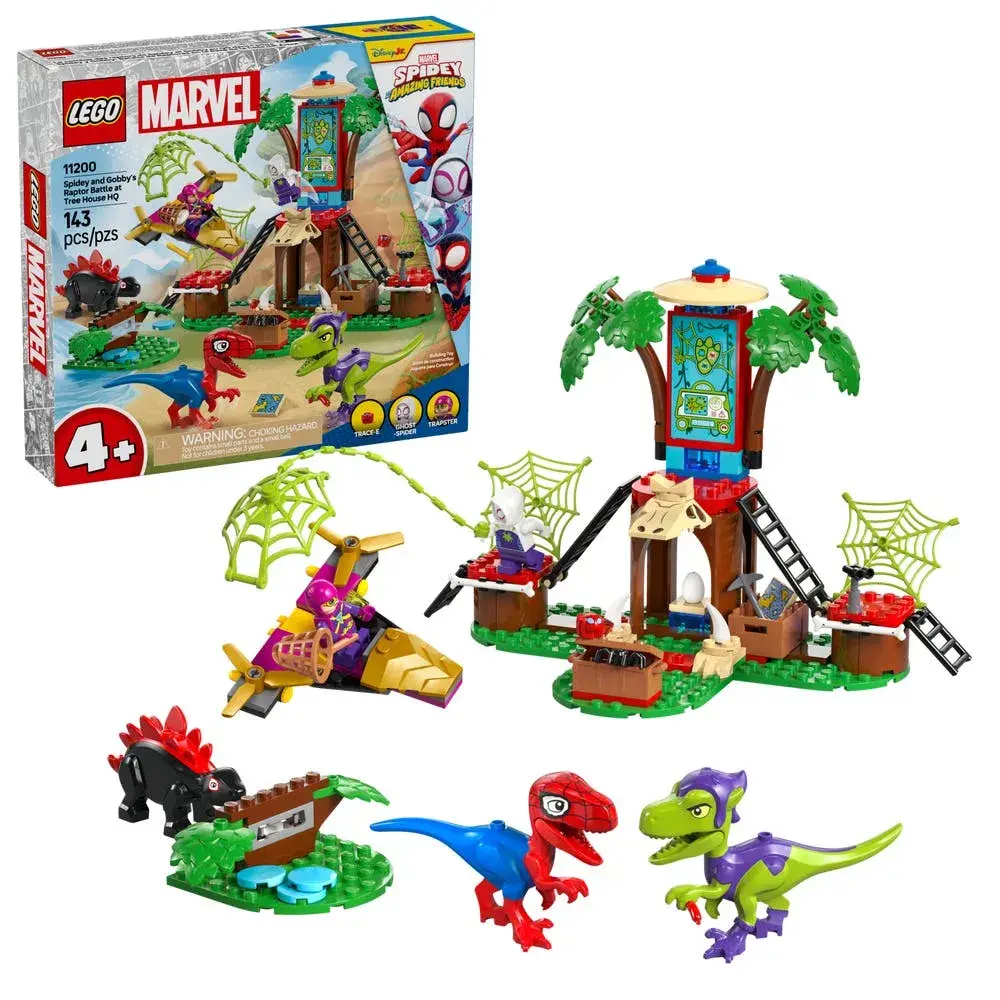 LEGO Marvel 11200 Spidey and Gobby's Raptor Battle at Tree House HQ box front