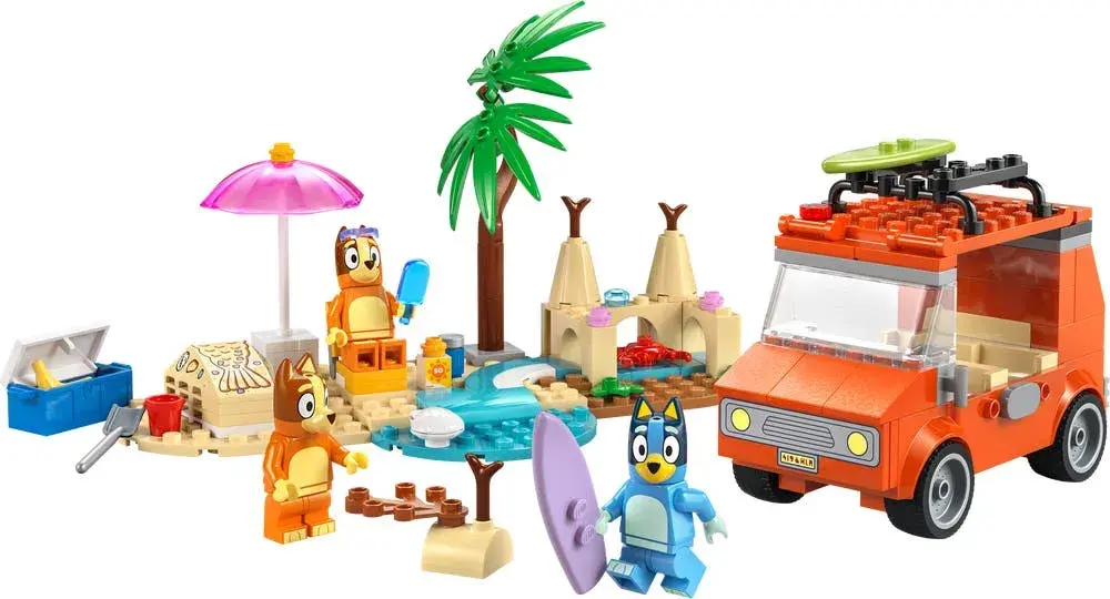 LEGO Bluey 11202 Bluey's Beach & Family Car Trip