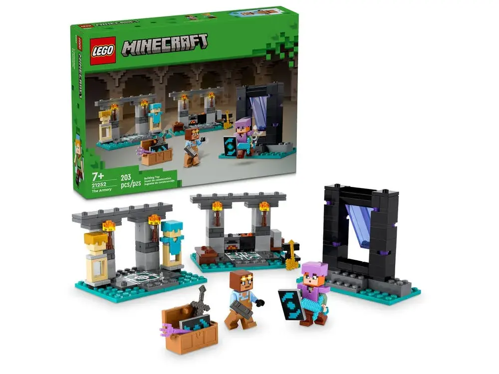 LEGO Minecraft 21252 The Armory box front