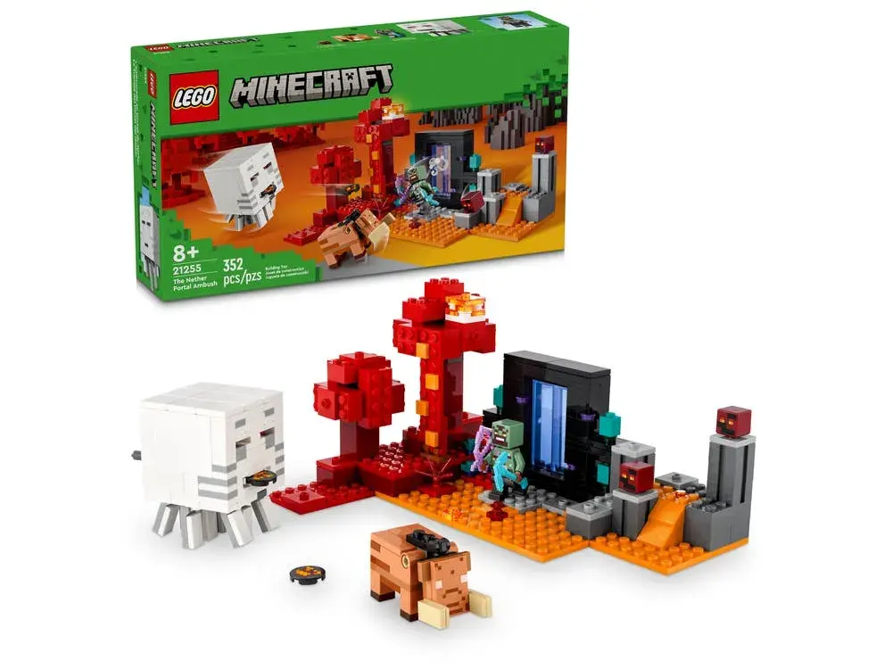 LEGO Minecraft 21255 The Nether Portal Ambush box front