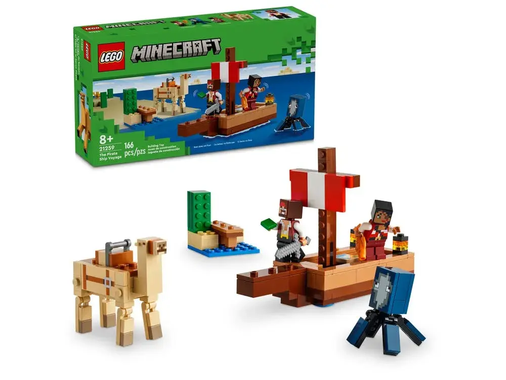 LEGO Minecraft 21259 The Pirate Ship Voyage box front