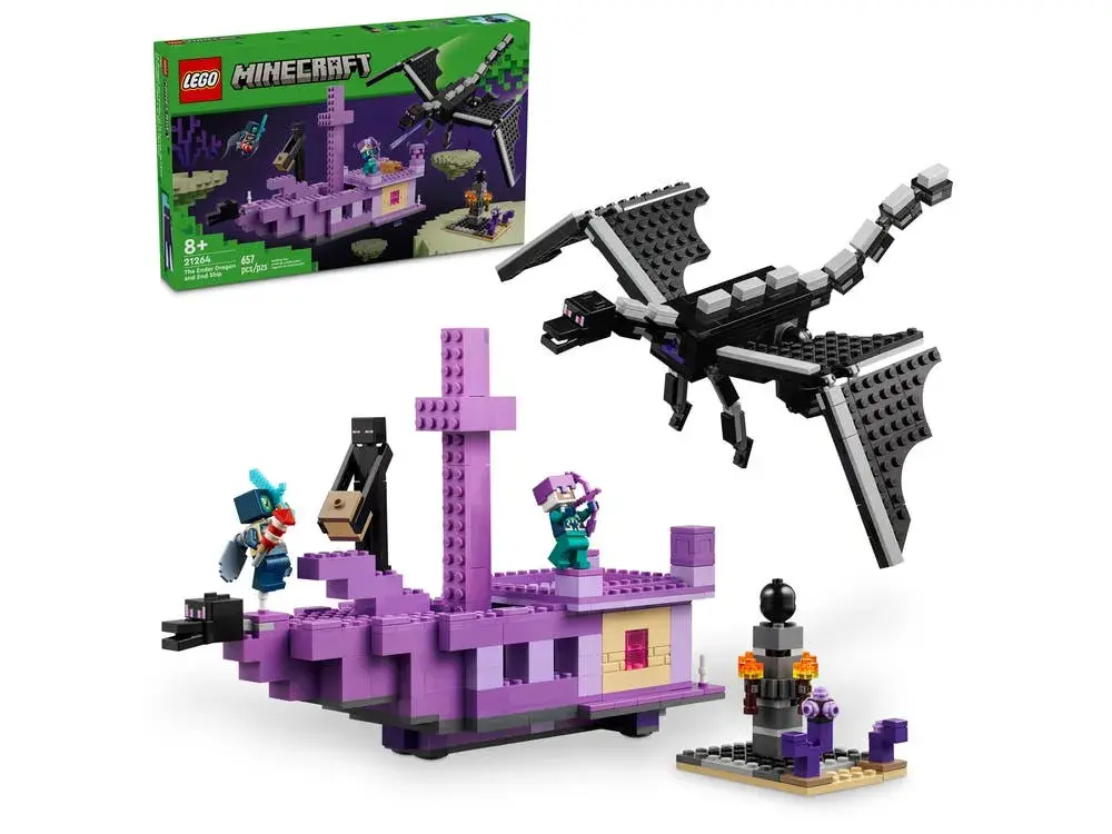 LEGO Minecraft 21264 The Ender Dragon and End Ship box front