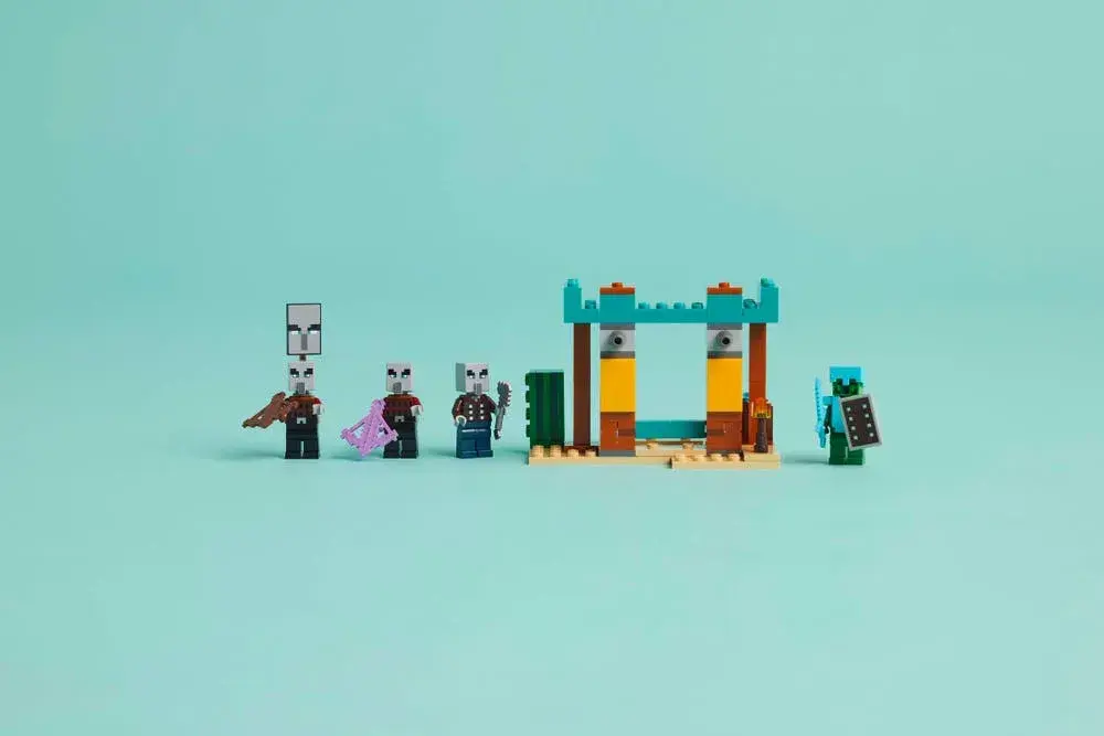 LEGO Minecraft 21267 The Illager Desert Patrol details