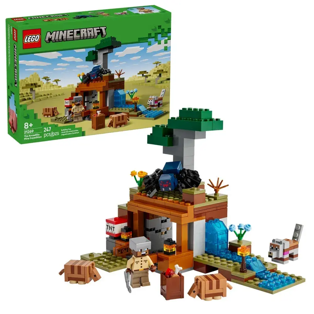 LEGO Minecraft 21269 The Armadillo Mine Expedition box front