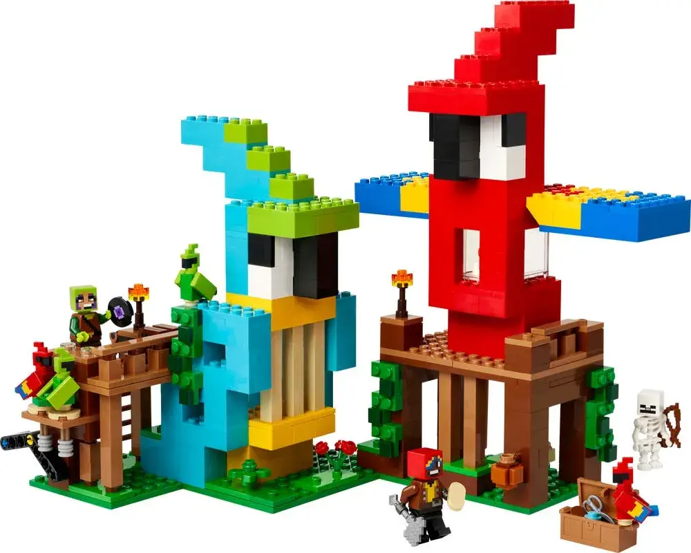 LEGO Minecraft 21282 The Parrot Houses