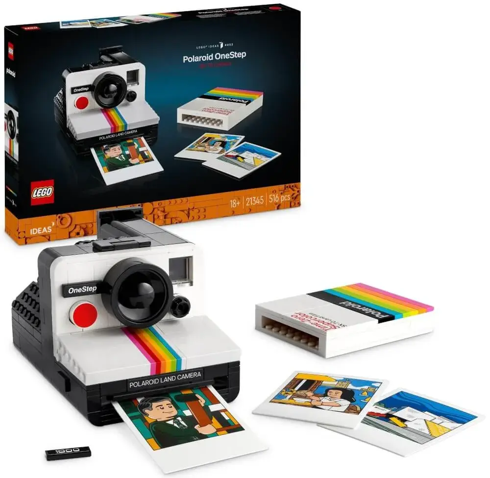 LEGO Ideas 21345 Polaroid OneStep SX-70 Camera box front