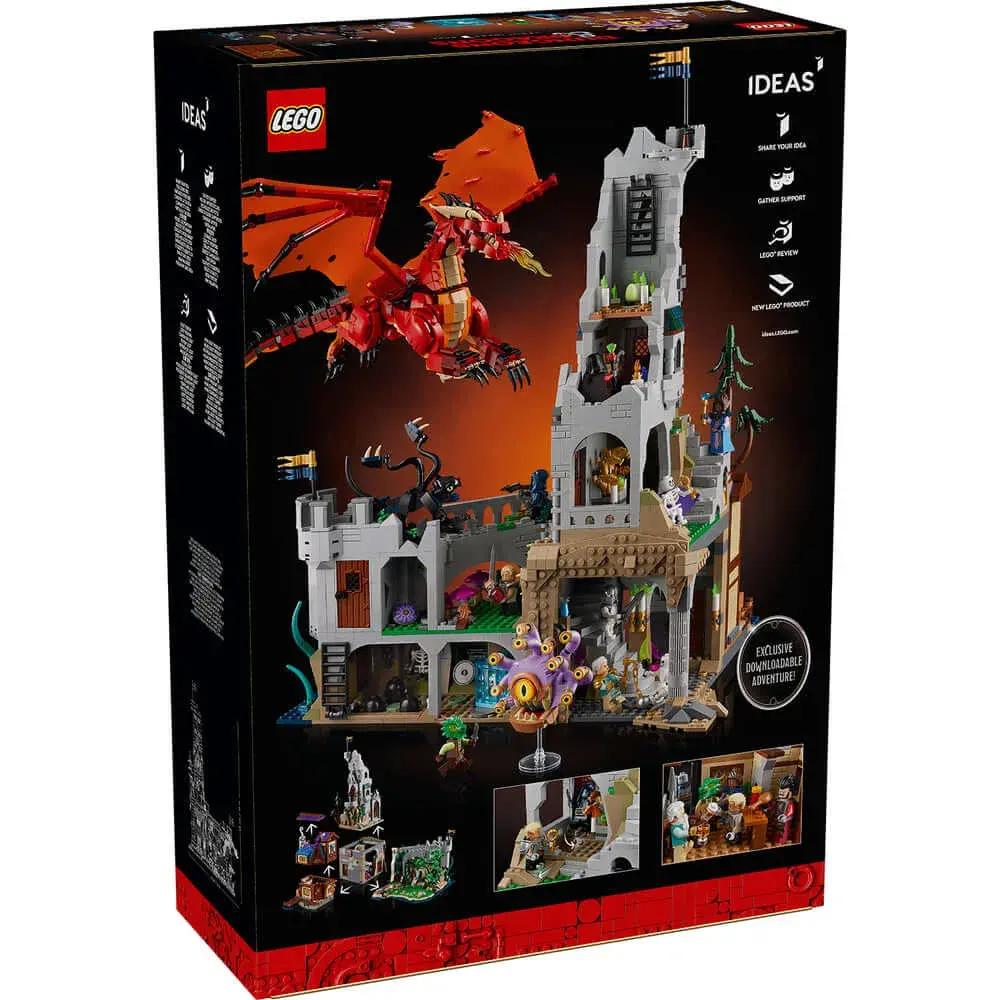 LEGO Ideas 21348 Dungeons & Dragons: Red Dragon's Tale box front