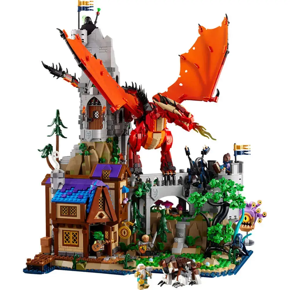 LEGO Ideas 21348 Dungeons & Dragons: Red Dragon's Tale box back