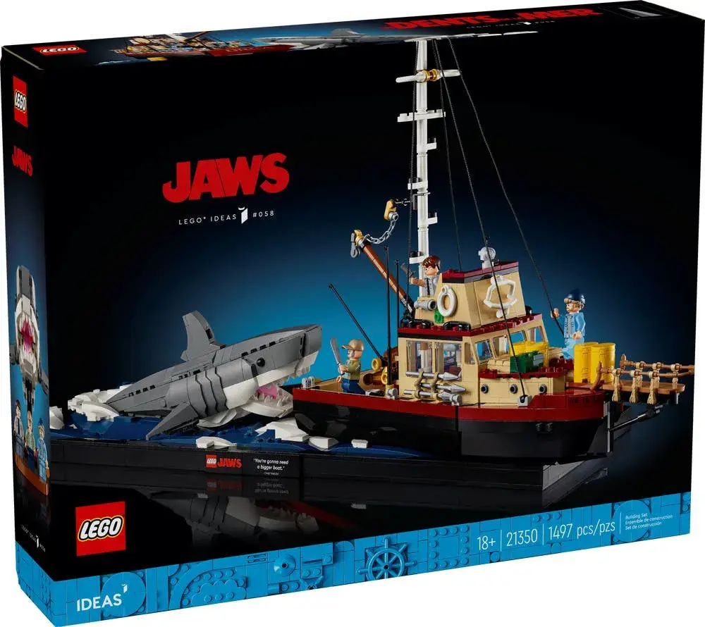 LEGO Ideas 21350 Jaws box front