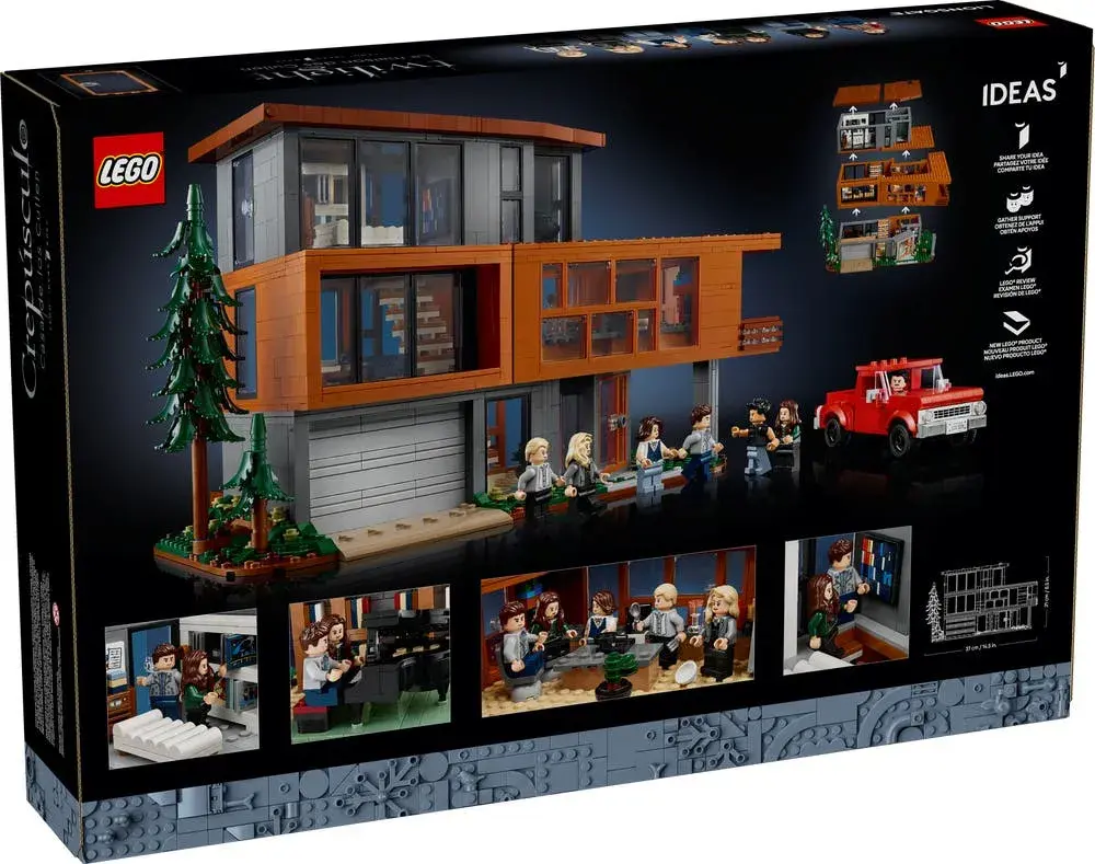 LEGO Ideas 21354 Twilight The Cullen House box back