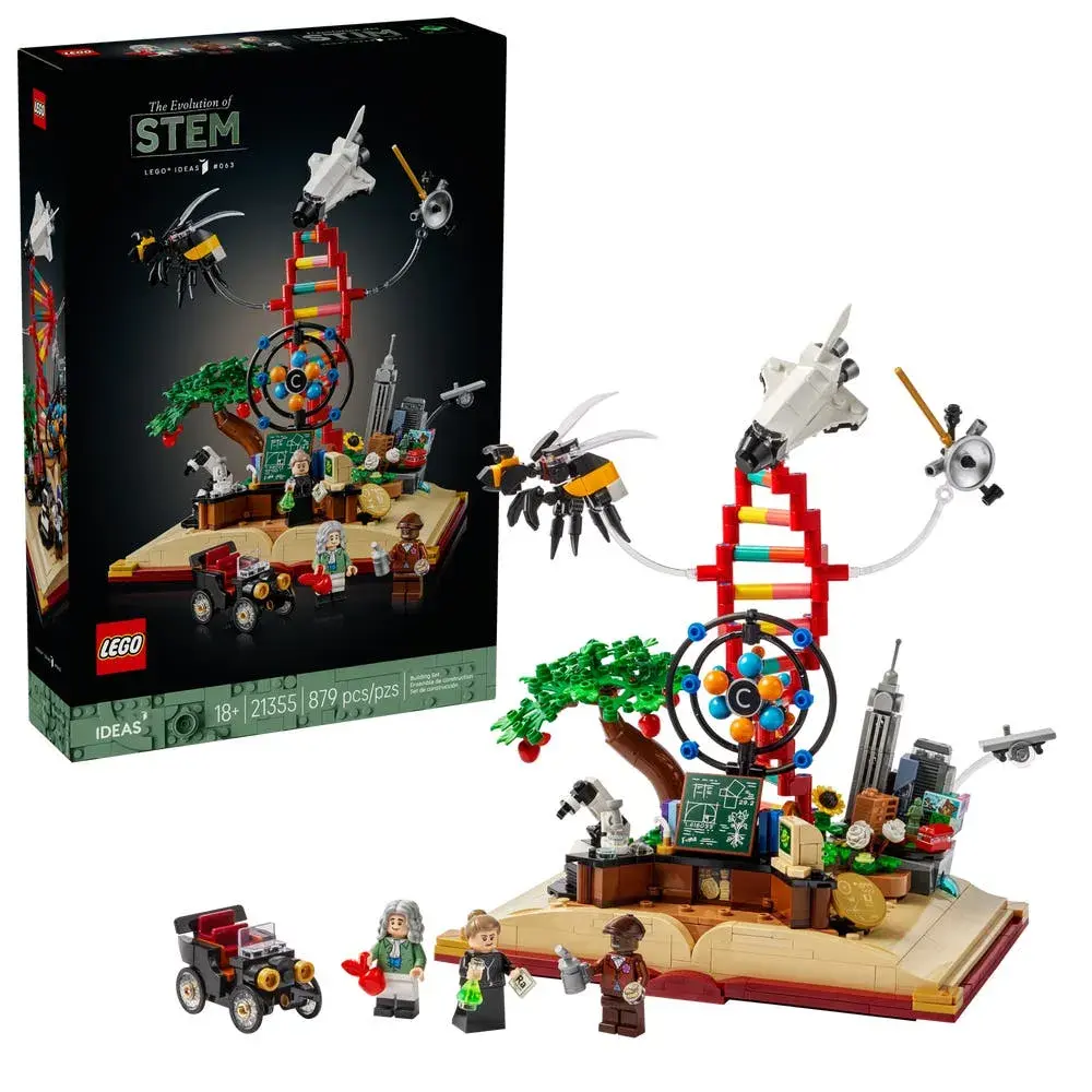 LEGO Ideas 21355 The Evolution of STEM box front