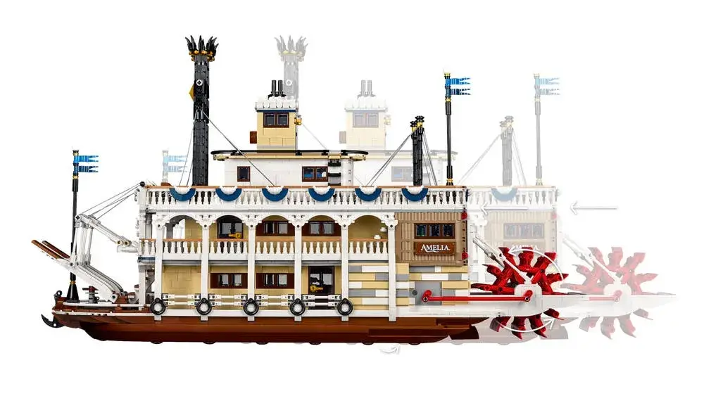 LEGO Ideas 21356 River Steamboat box back