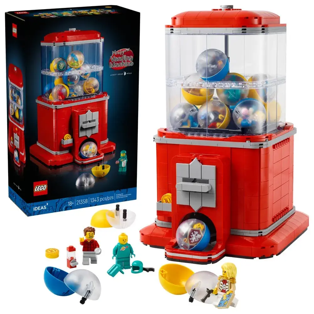 LEGO Ideas 21358 Minifigure Vending Machine box front