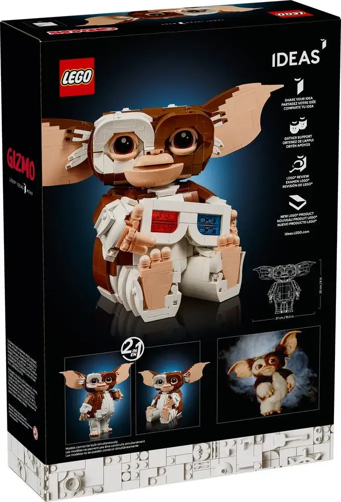 LEGO Ideas 21361 Gremlins: Gizmo box back