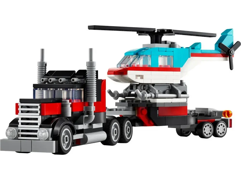 LEGO Creator 31146 Flatbed Truck with Helicopter