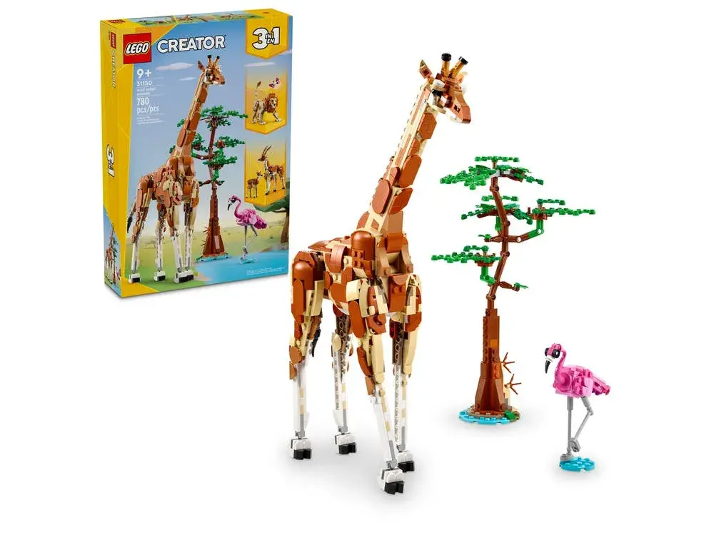 LEGO Creator 31150 Wild Safari Animals box front