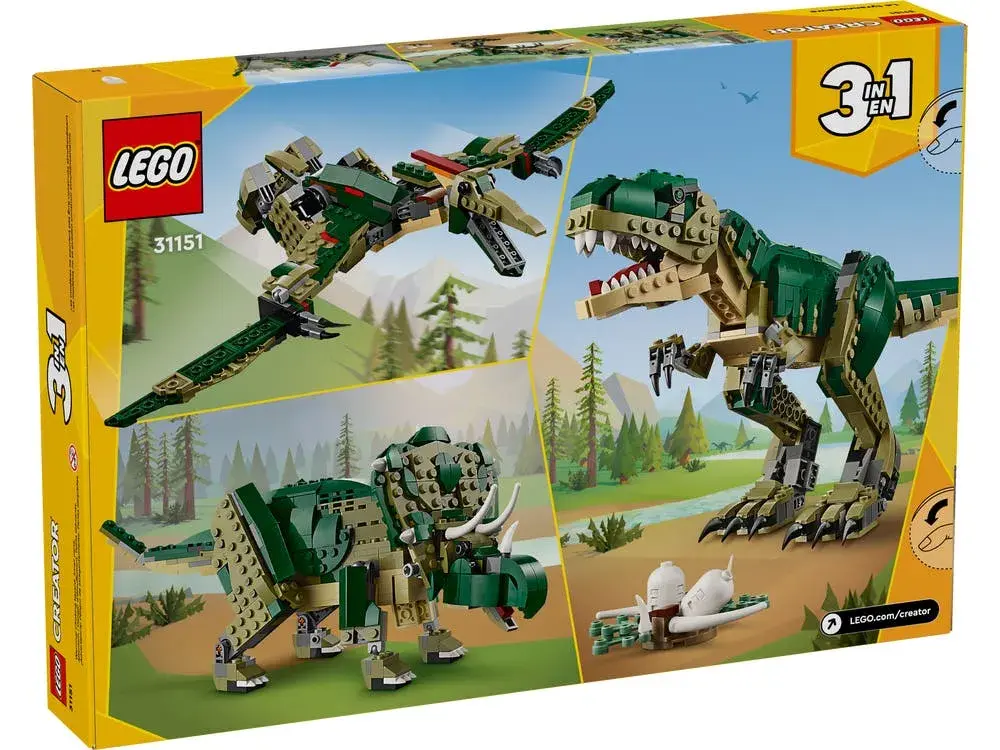 LEGO Creator 31151 T. rex box back
