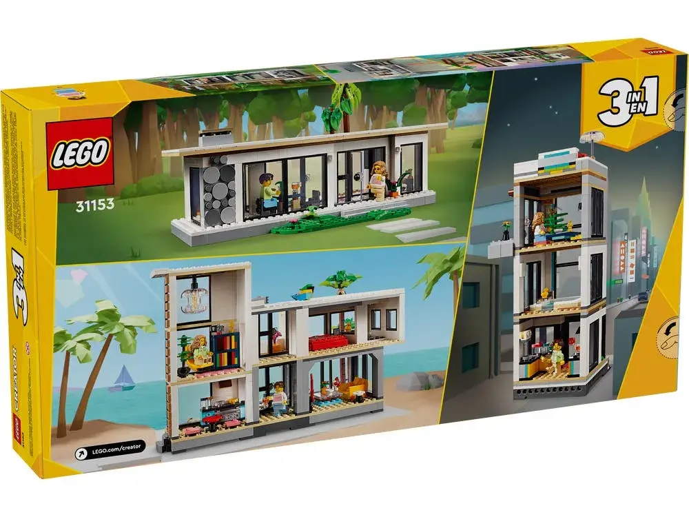 LEGO Creator 31153 Modern House box back