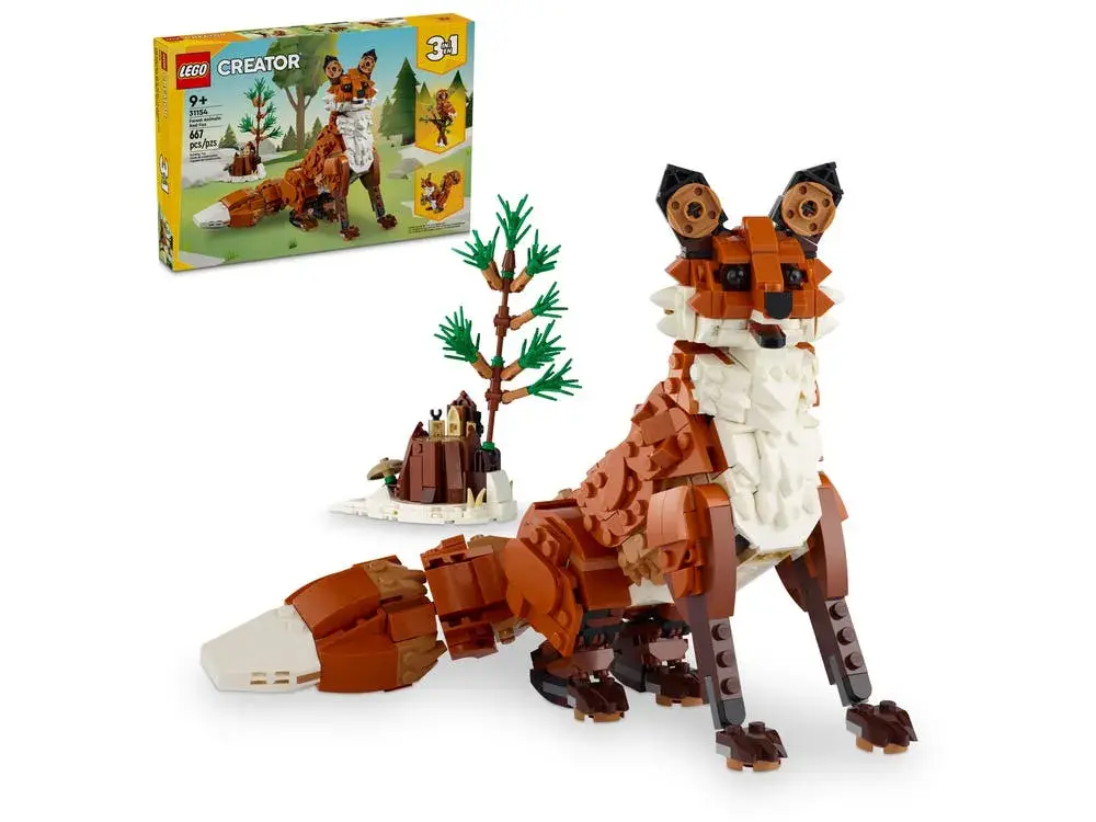 LEGO Creator 31154 Forest Animals: Red Fox box front