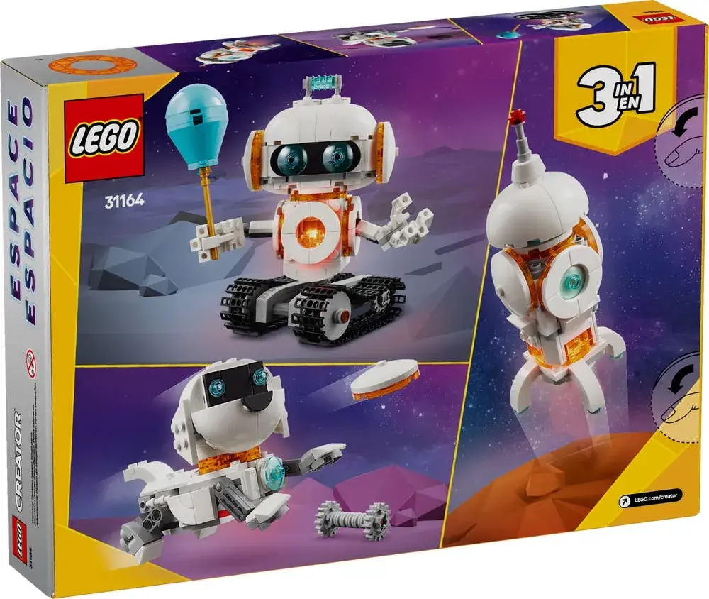 LEGO Creator 31164 Space Robot box back