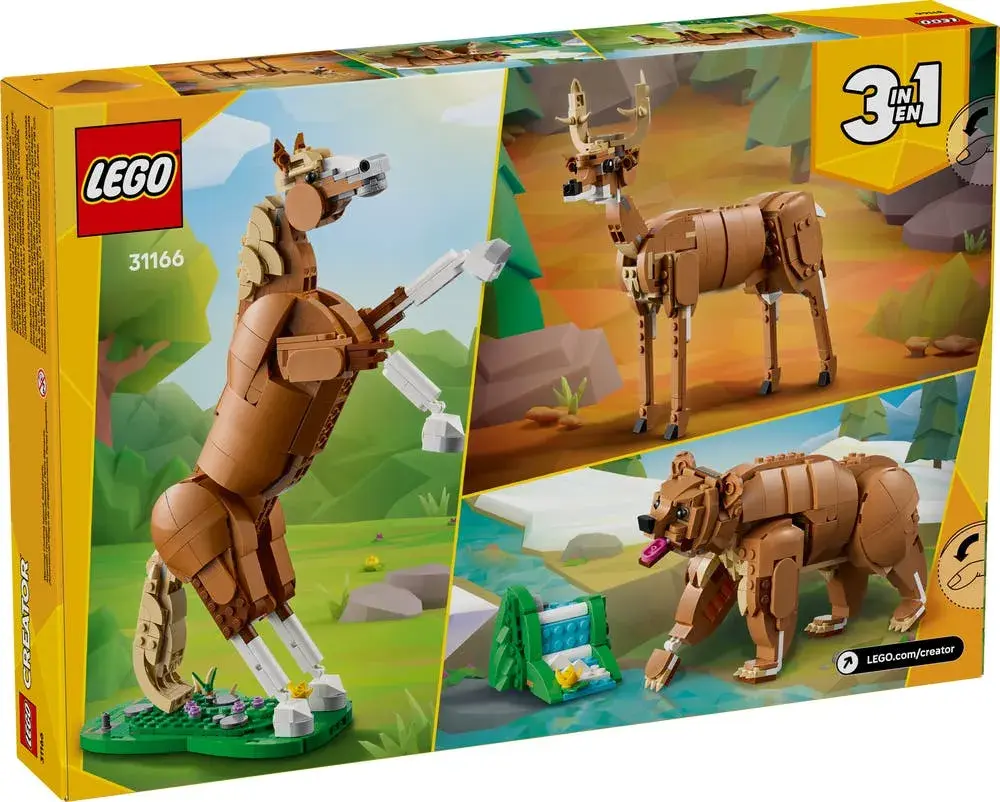 LEGO Creator 31166 Beautiful Horse box back
