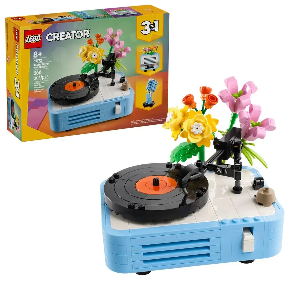 LEGO Creator 31172 Record Player with Flowers box front