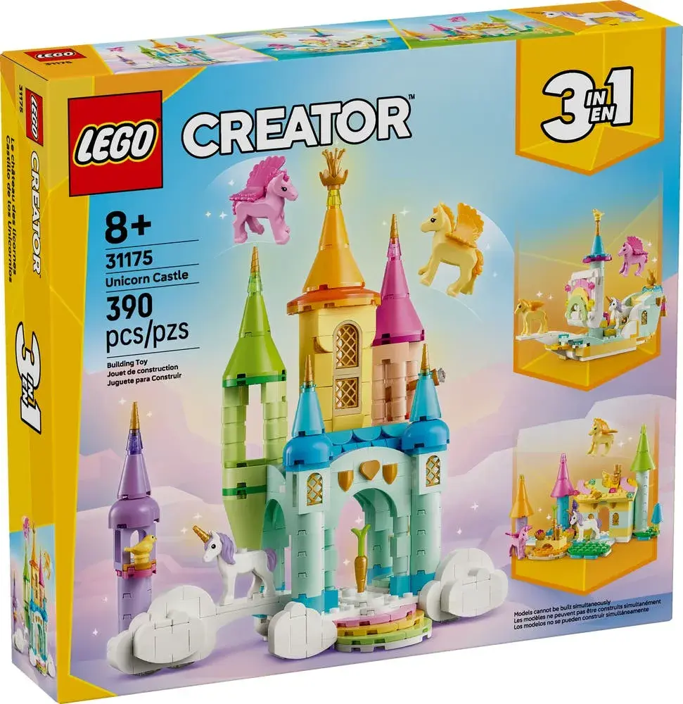 LEGO Creator 31175 Unicorn Castle box front