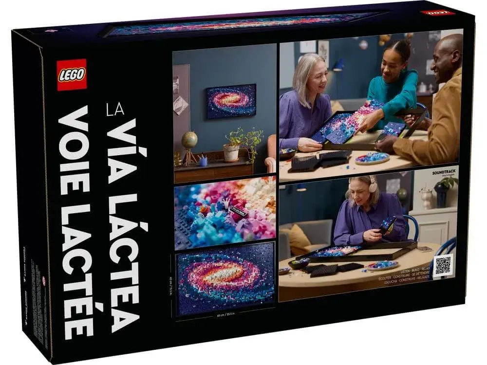 LEGO Art 31212 The Milky Way Galaxy box back