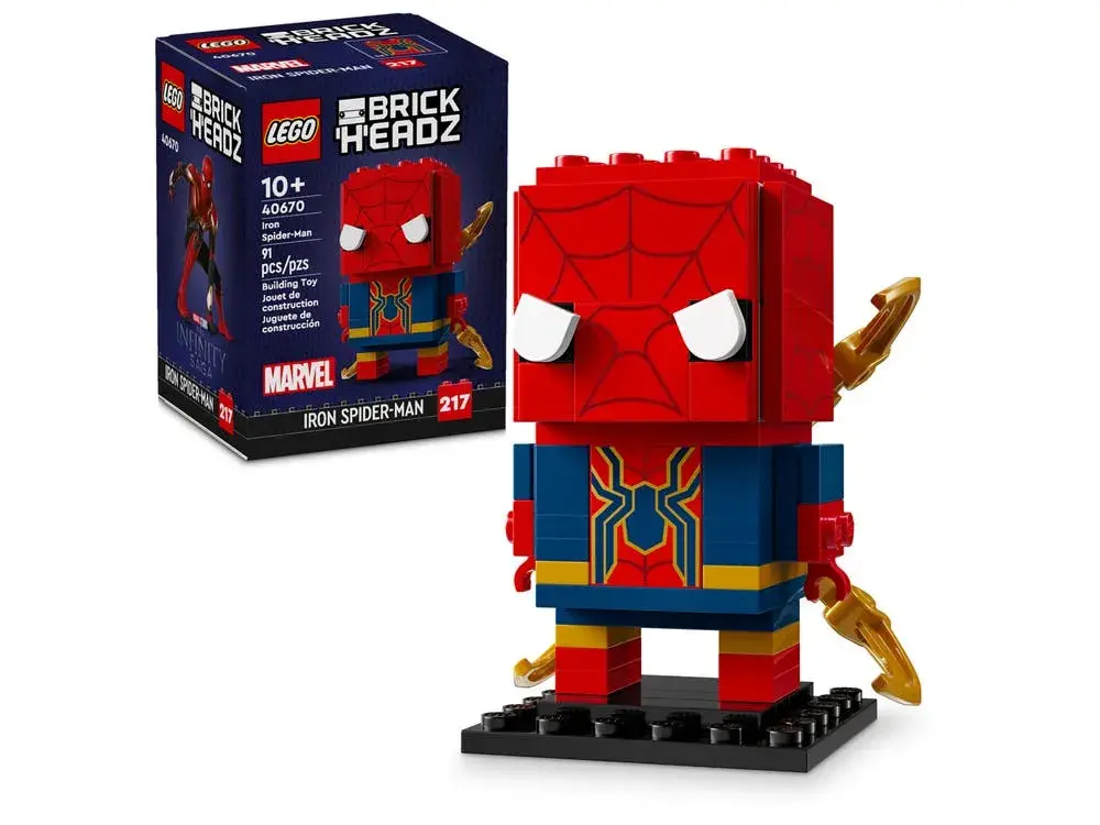 LEGO BrickHeadz 40670 Iron Spider-Man box front
