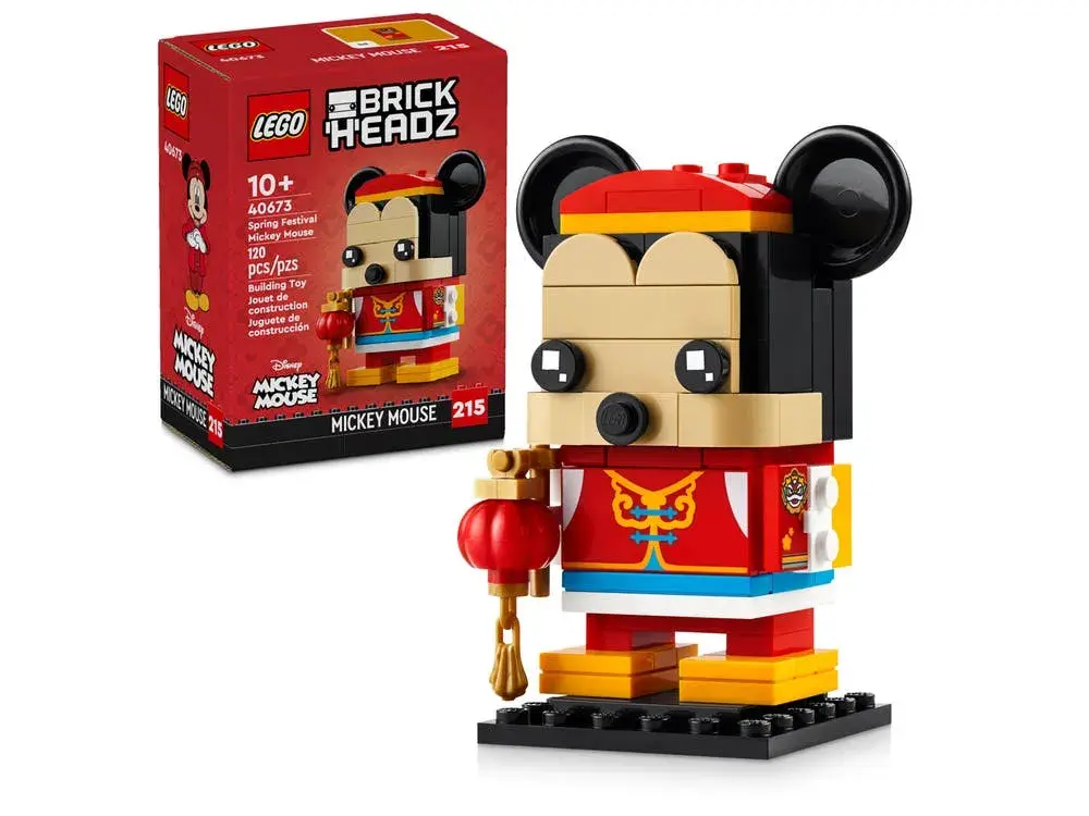 LEGO BrickHeadz 40673 Spring Festival Mickey Mouse box front