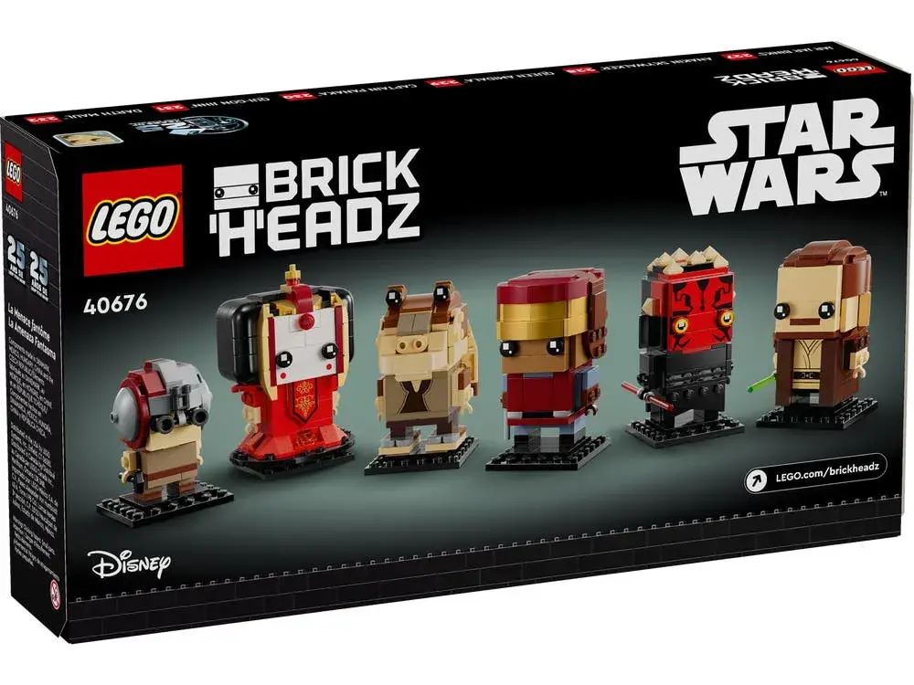 LEGO BrickHeadz 40676 The Phantom Menace box back