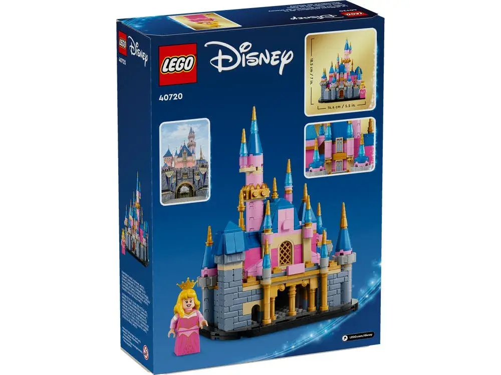LEGO Disney 40720 Mini Disney Sleeping Beauty Castle box back