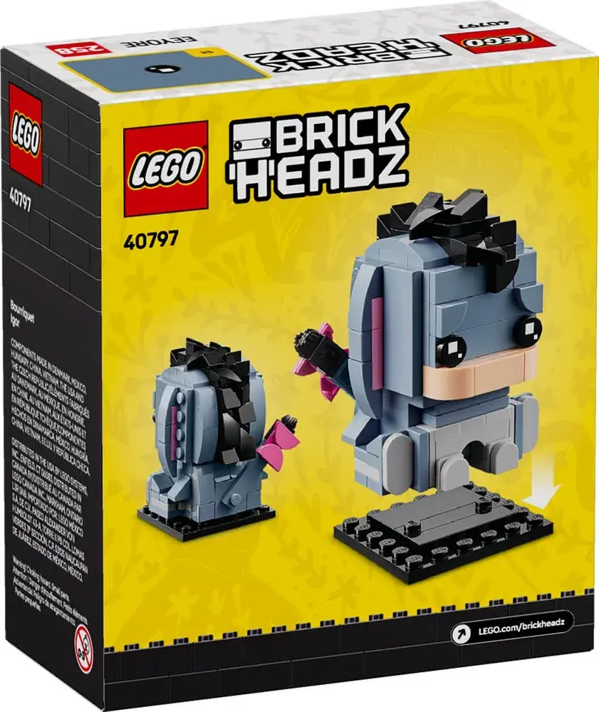 LEGO BrickHeadz 40797 Eeyore box back